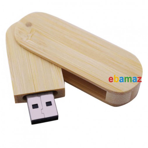 Brown Magnetic Wooden USB 2.0 Drive No Data Lose GB GIGA Memory Flash Wood Stick 